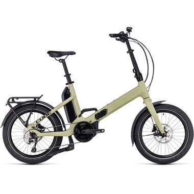 Bicicleta plegable eléctrica CUBE FOLD SPORT HYBRID 500 WAVE Verde 2023 0